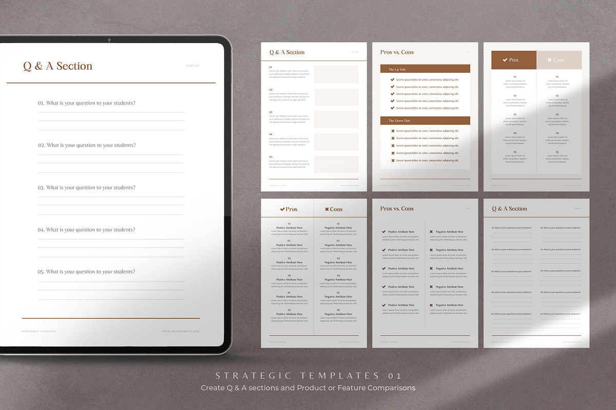 Course Creator Workbook Templates, a Marketing Template by AndrewPixel (Photo 8 of 14)