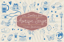 Antique Script Whimsical font