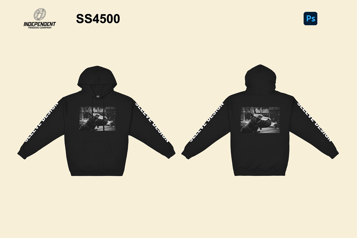 Hoodie Mockup Independent SS4500, a Hoody Mockup by Infinity Mockups (Photo 1 of 6)