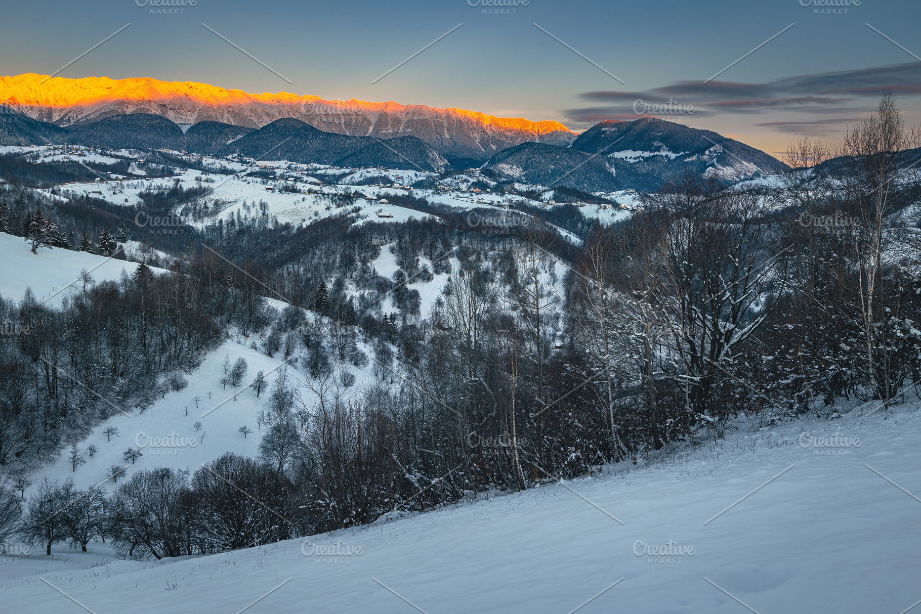 Majestic winter snowy scenery, a Nature Photo by Alpine Dreams