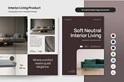 Soft Neutral Living Product Catalog, a Brochure Template by trabaskriya (Thumbnail 1 of 6)