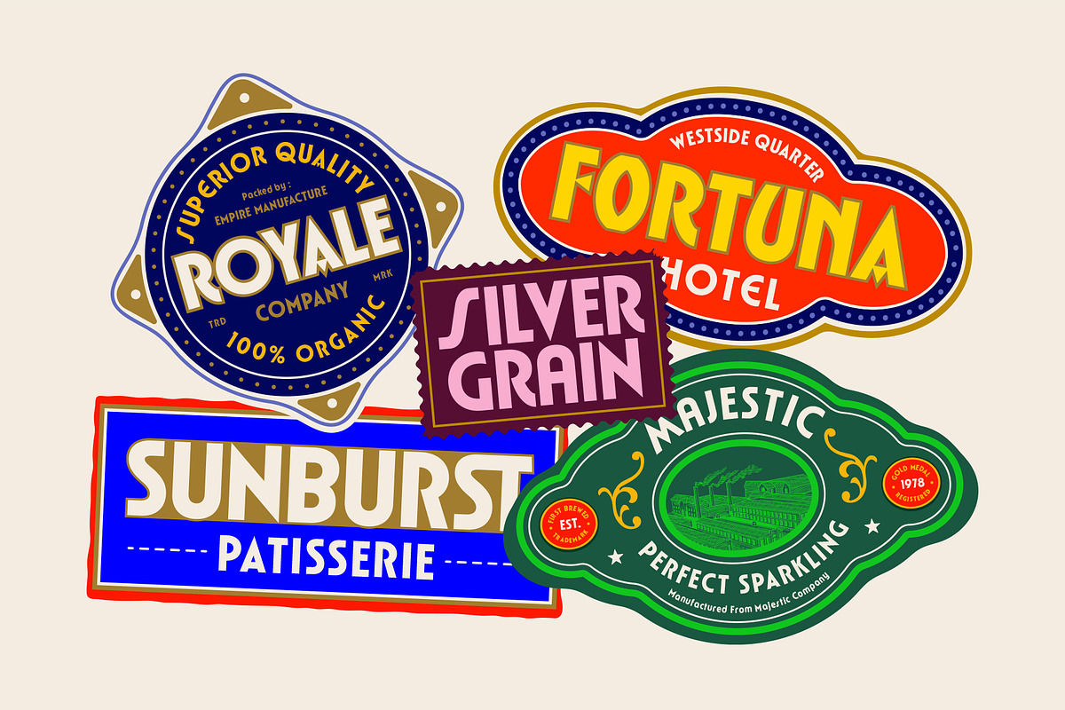 TNSC Queen Ombre - Geometric Sans, a Sans Serif Font by The Native Saint Club (Photo 10 of 13)