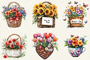 Happy Mother's Day Clipart, an Illustration by OK Design (Thumbnail 2 of 5)