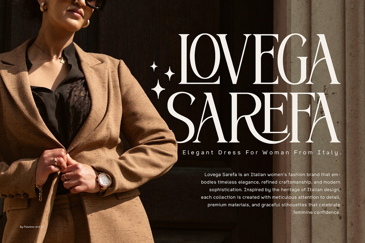 Elistora - Elegant Serif Font, a Serif Font by Flawless And Co (Photo 2 of 10)