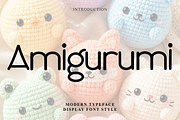 Amigurumi, a Sans Serif Font by FreshTypeINK (Thumbnail 1 of 6)
