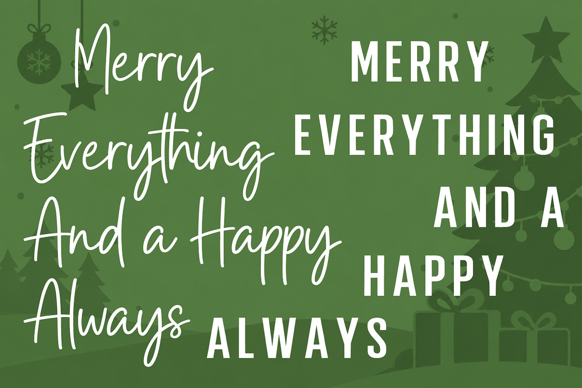 Welcome Christmas, a Slab Serif Font by Aura Typeface (Photo 4 of 8)