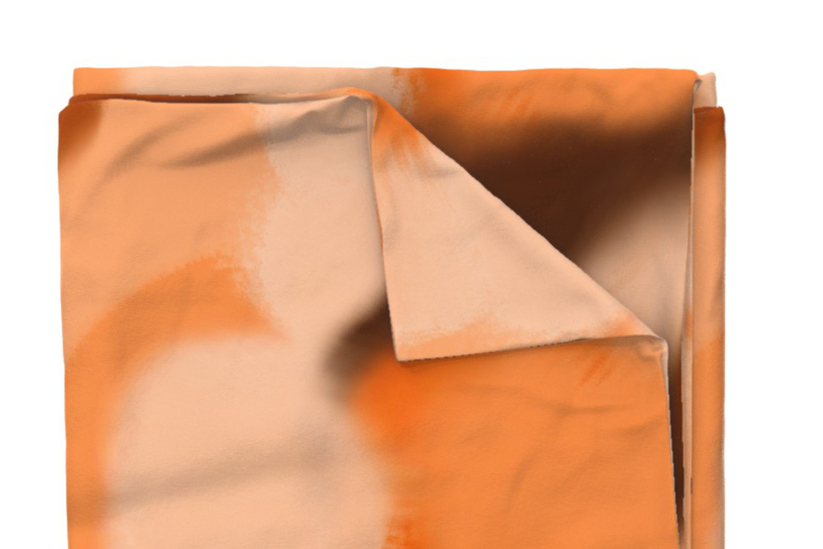 Orange tie dye shapes abstract brush, a Pattern Graphic by Nocito Design (Photo 3 of 6)
