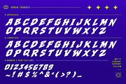 Urban Thunder - Aggressive Font, a Handwritten Font by figuree studio (Thumbnail 5 of 10)
