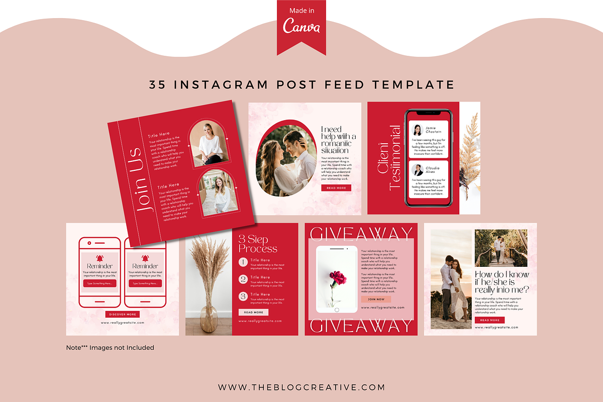 Relationship Coaching Instagram, a Social Media Template by The Blog Creative (Photo 5 of 9)