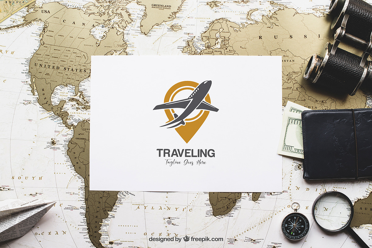 Travel Agent Logo Template preview 6