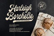 Moswald Script Typeface, a Script Font by Damarletter (Thumbnail 6 of 9)
