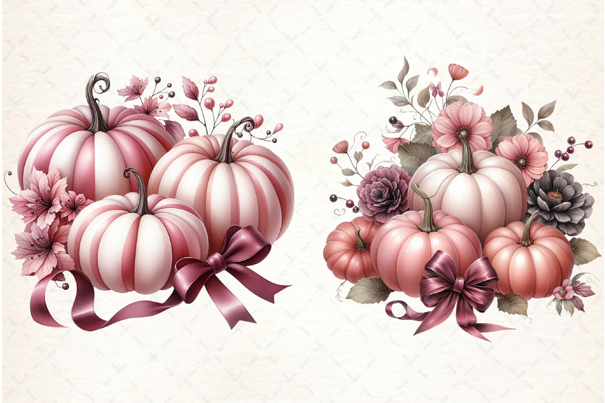 Watercolor Burgundy Autumn Clipart, an Illustration by Libby Wishes (Photo 4 of 4)