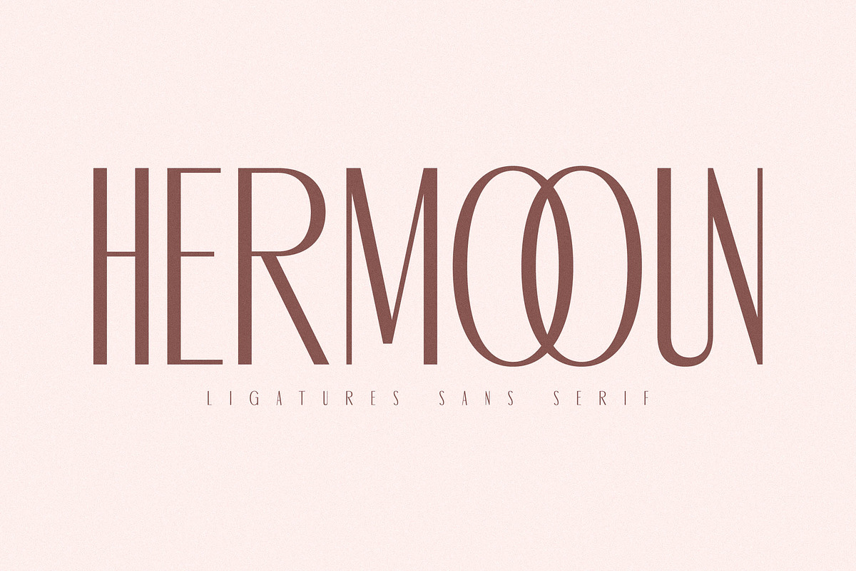 Hermooun Ligatures Sans Serif Font, a Sans Serif Font by Storytype Studio (Photo 1 of 15)