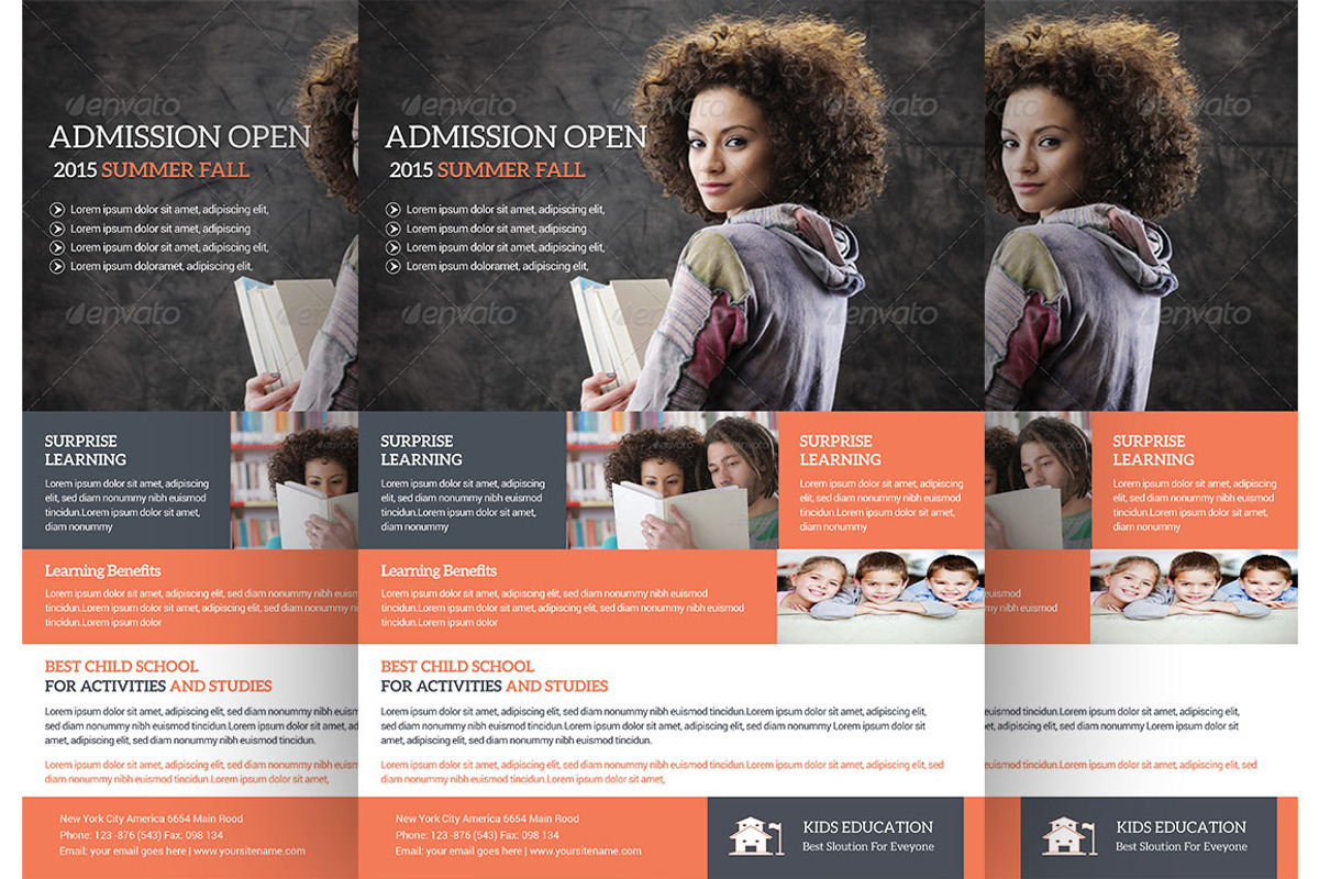 Education Flyer Template, a Flyer Template by TheGraphicsWorld (Photo 1 of 3)