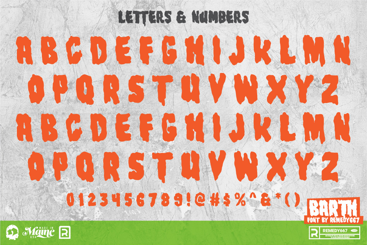 Barth - 90s Font, a Font by Remedy667 (Photo 4 of 5)