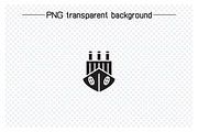 Ship and Cruise Solid Icons, a Transportation Illustration by Designfour (Thumbnail 3 of 7)