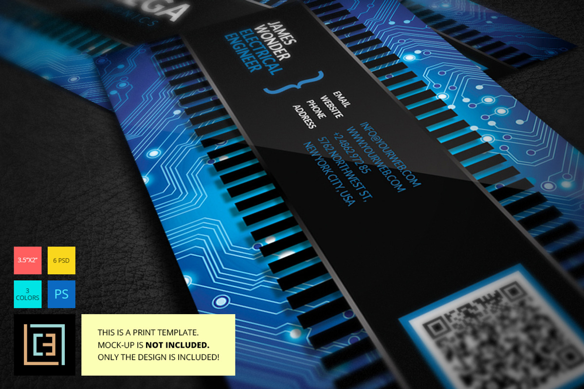 Chipset - Business Card, a Business Card Template by Cooledition