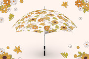 Retro Groovy Autumn Halloween, an Illustration by Cozy pattern shop (Thumbnail 11 of 11)
