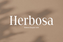 Herbosa | Classic Modern Serif