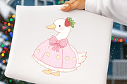 Strawberry Coquette Goose Clipart, an Illustration by Digital Artistic99 (Thumbnail 8 of 8)