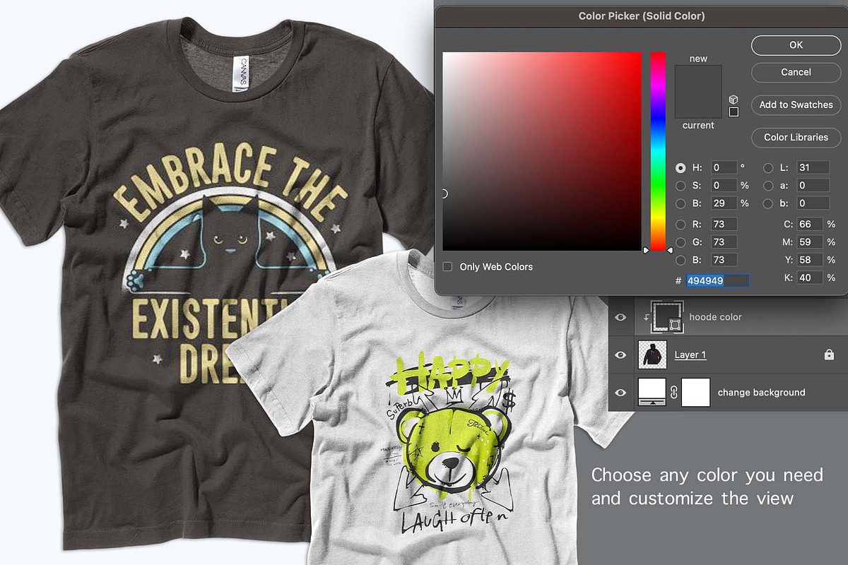 bella canvas 3001 t shirt mockup PSD, a Shirt Mockup by NH graphic (Photo 2 of 3)