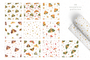 Butterfly seamless patterns, a Pattern Graphic by viktoriiavk (Thumbnail 3 of 7)