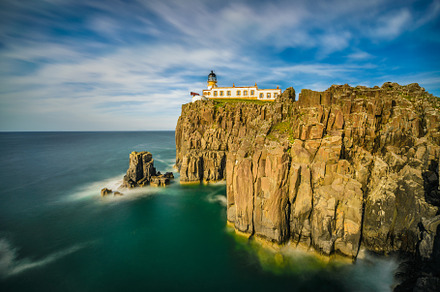 Neist point lighthouse at isle of skye in scotland stock photo containing, an Architecture Photo by Nick Fox