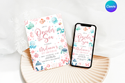 Under The Sea Birthday Invite Suite, a Templates & Theme by Digital_Mind (Thumbnail 1 of 5)