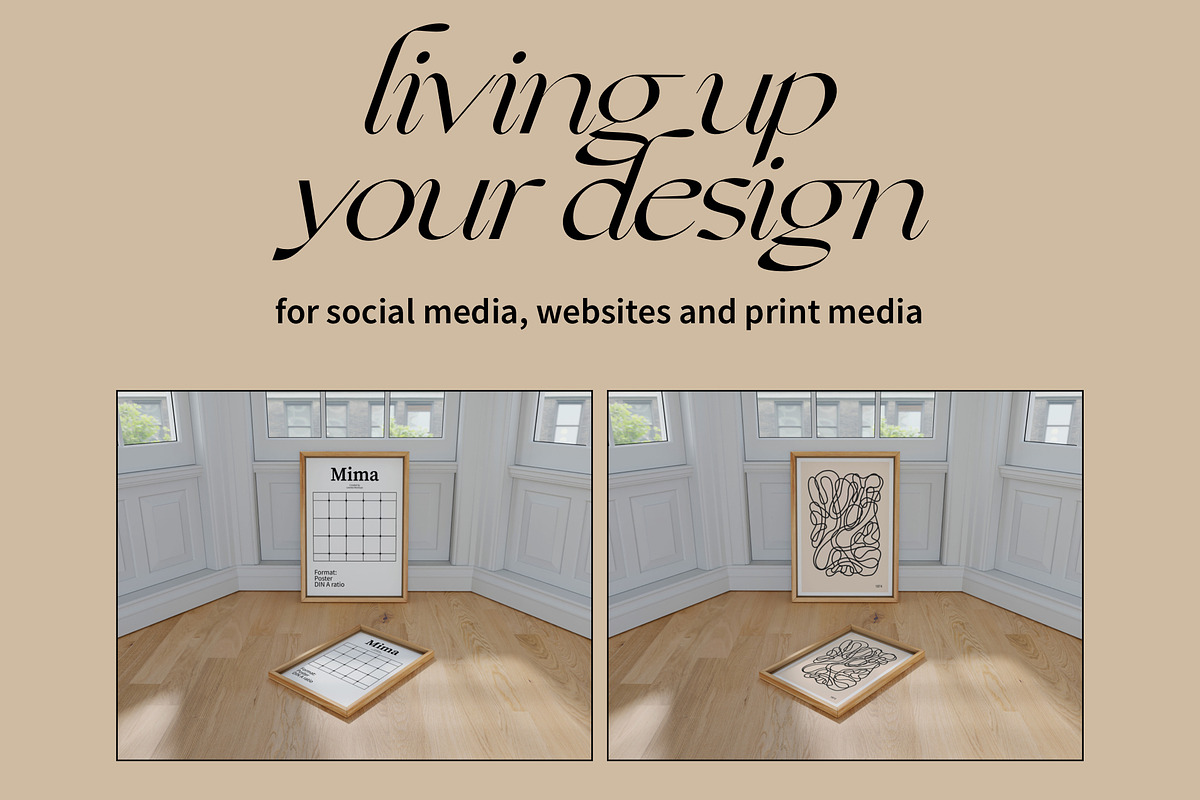 Scandinavian Frame Mockup Bundle, a Household Mockup by Bonumo (Photo 6 of 11)