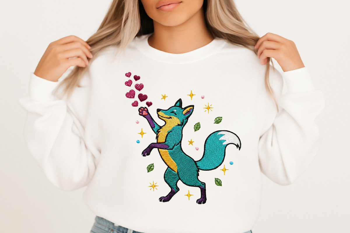 Fox Hearts Valentine Clipart, an Illustration by Designking (Photo 4 of 6)