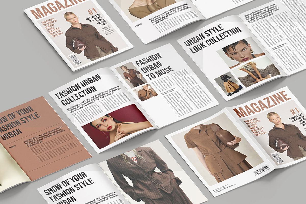 Fashion Urban Magazine, a Magazine Template by yanindesign (Photo 5 of 5)