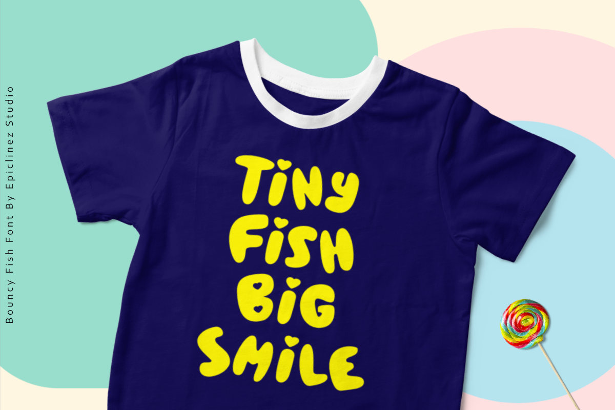Bouncy Fish Font, a Handwritten Font by Epiclinez (Photo 5 of 5)