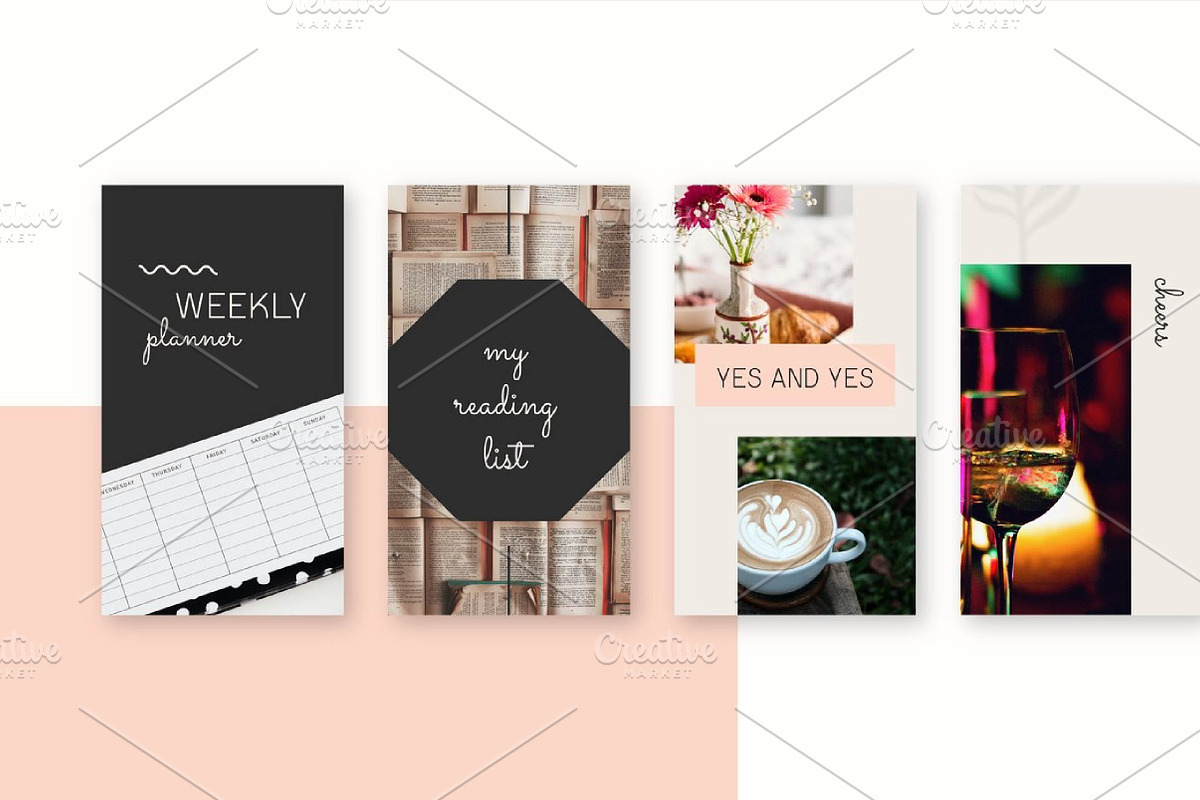 Instagram Stories Template, a Templates & Theme by fashionaddict (Photo 2 of 6)