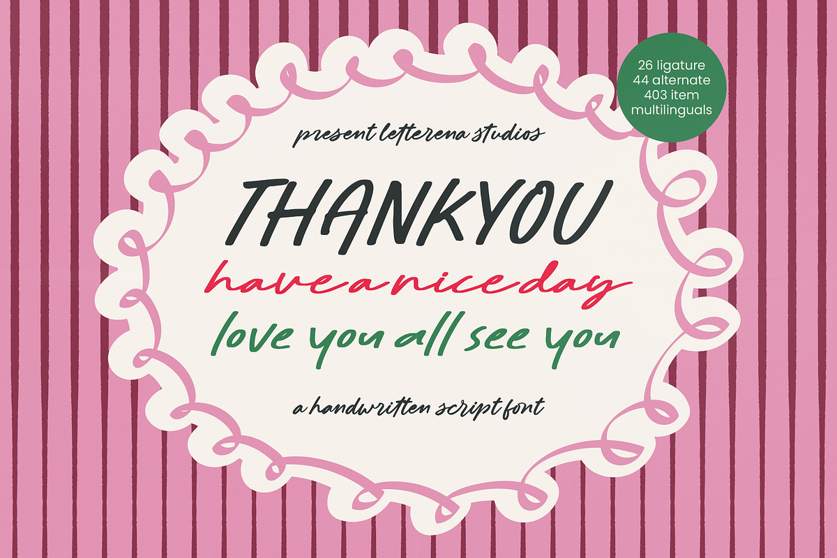 Moments Simple Journaling Script, a Script Font by Letterena Studios Script (Photo 15 of 15)