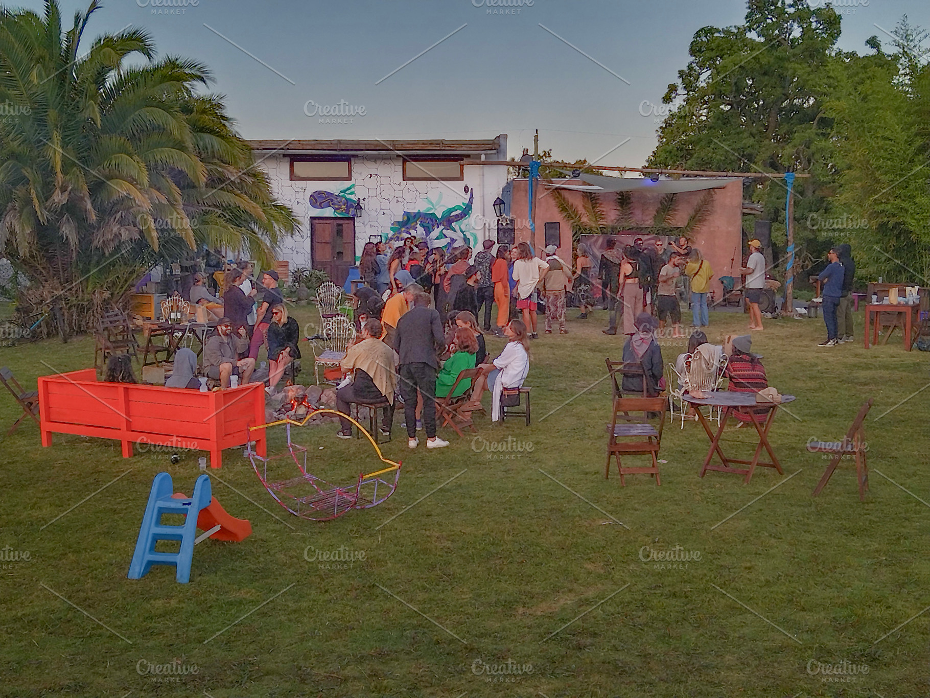 Outdoor bohemian party event, a Person Photo by DanFLCreativo
