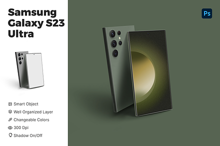 Samsung Galaxy Mobile Mockup, an Android Mockup by VictorThemes