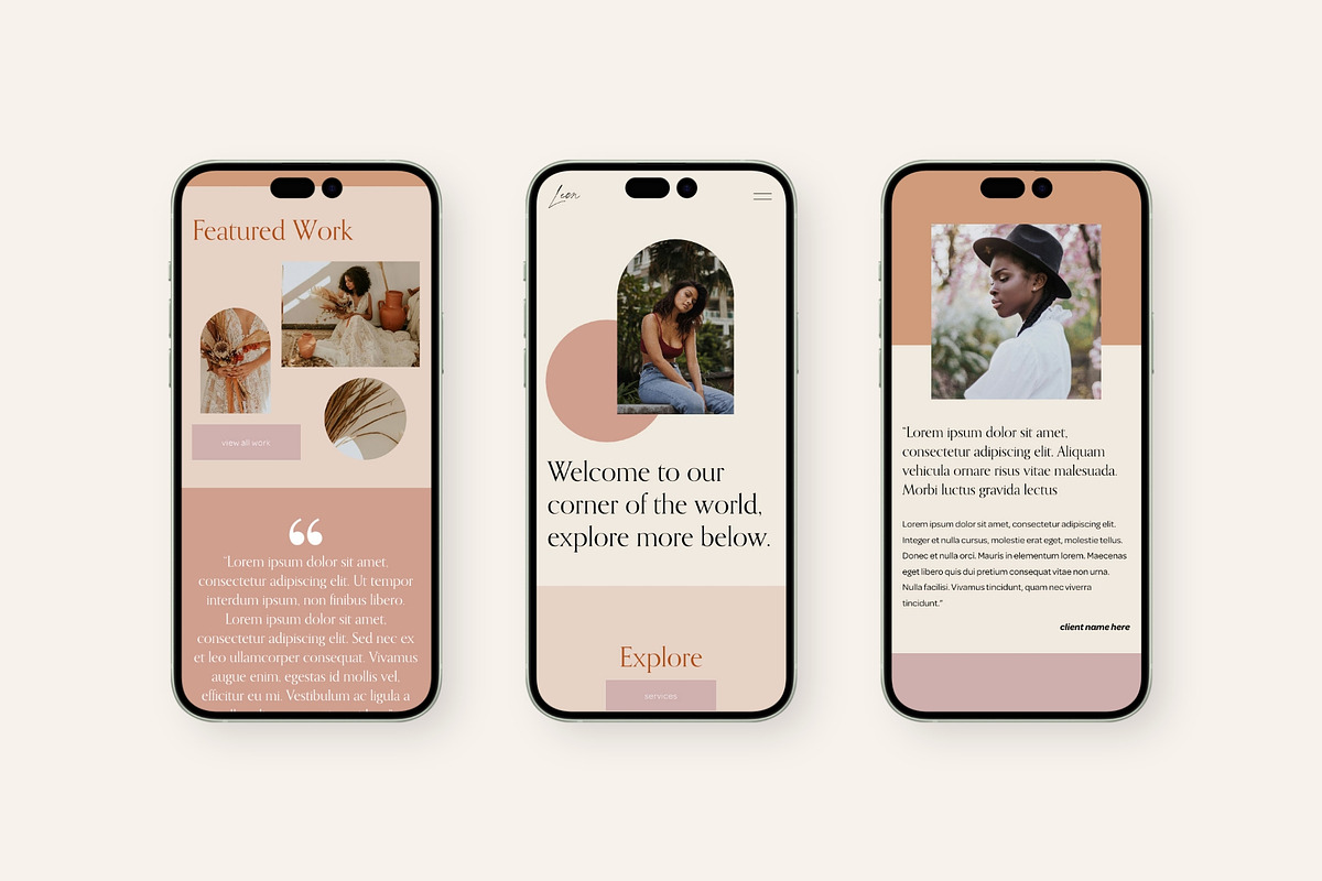Squarespace 7.1 Template: Leon, a Squarespace Template by Big Cat Creative (Photo 4 of 4)
