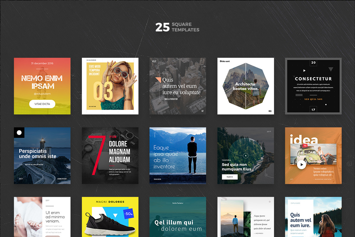 ALIUM | Social Media Pack, a Social Media Template by laaqiq (Photo 3 of 7)