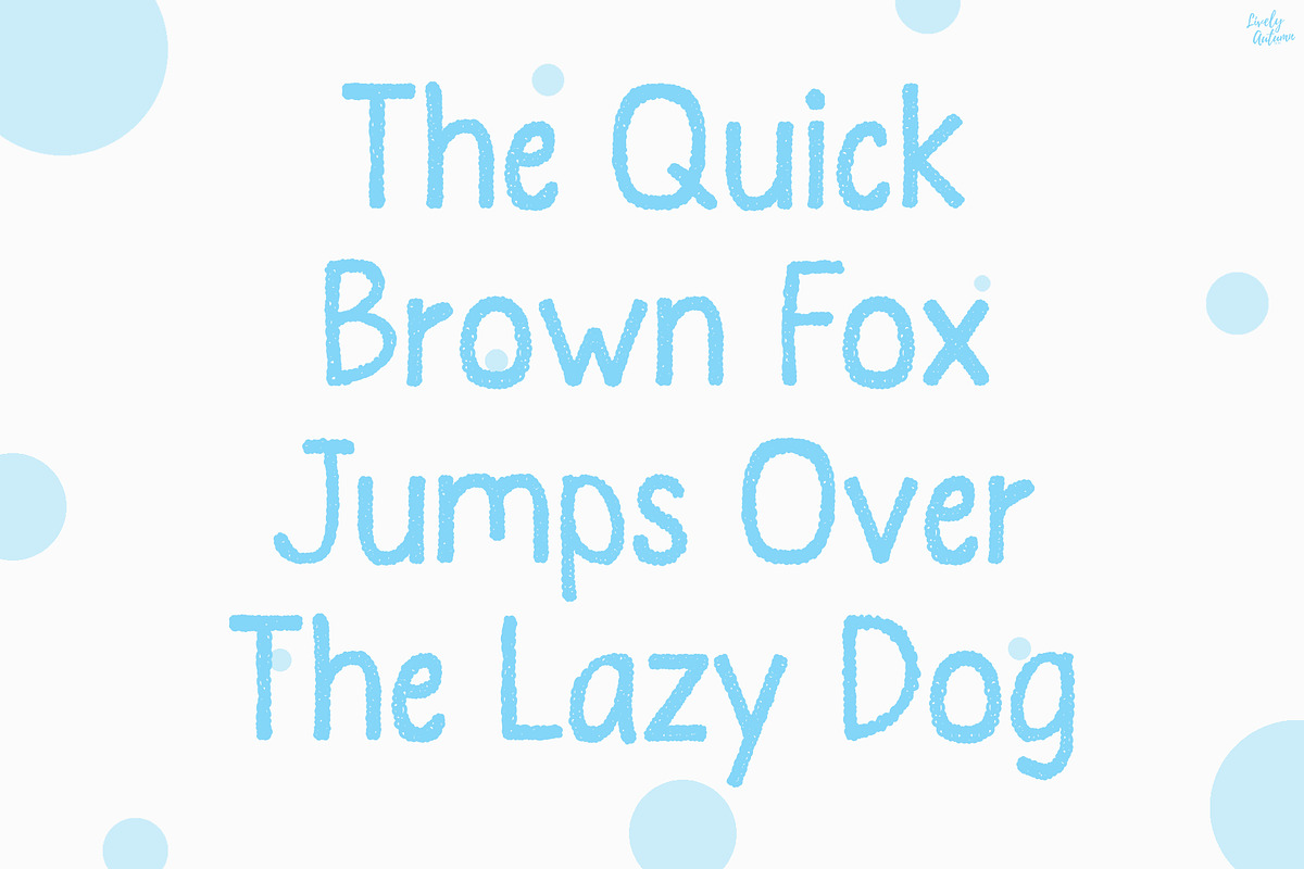 Puffi | Handwriting Font, a Handwritten Font by LivelyAutumn11.11 (Photo 4 of 5)