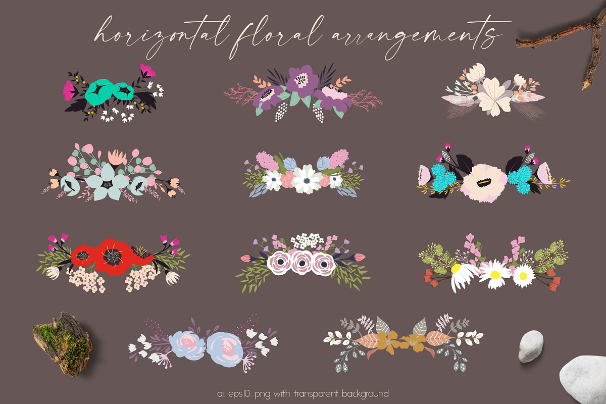 Flowers collection, a Graphic by Mona Ahmed (Photo 3 of 8)