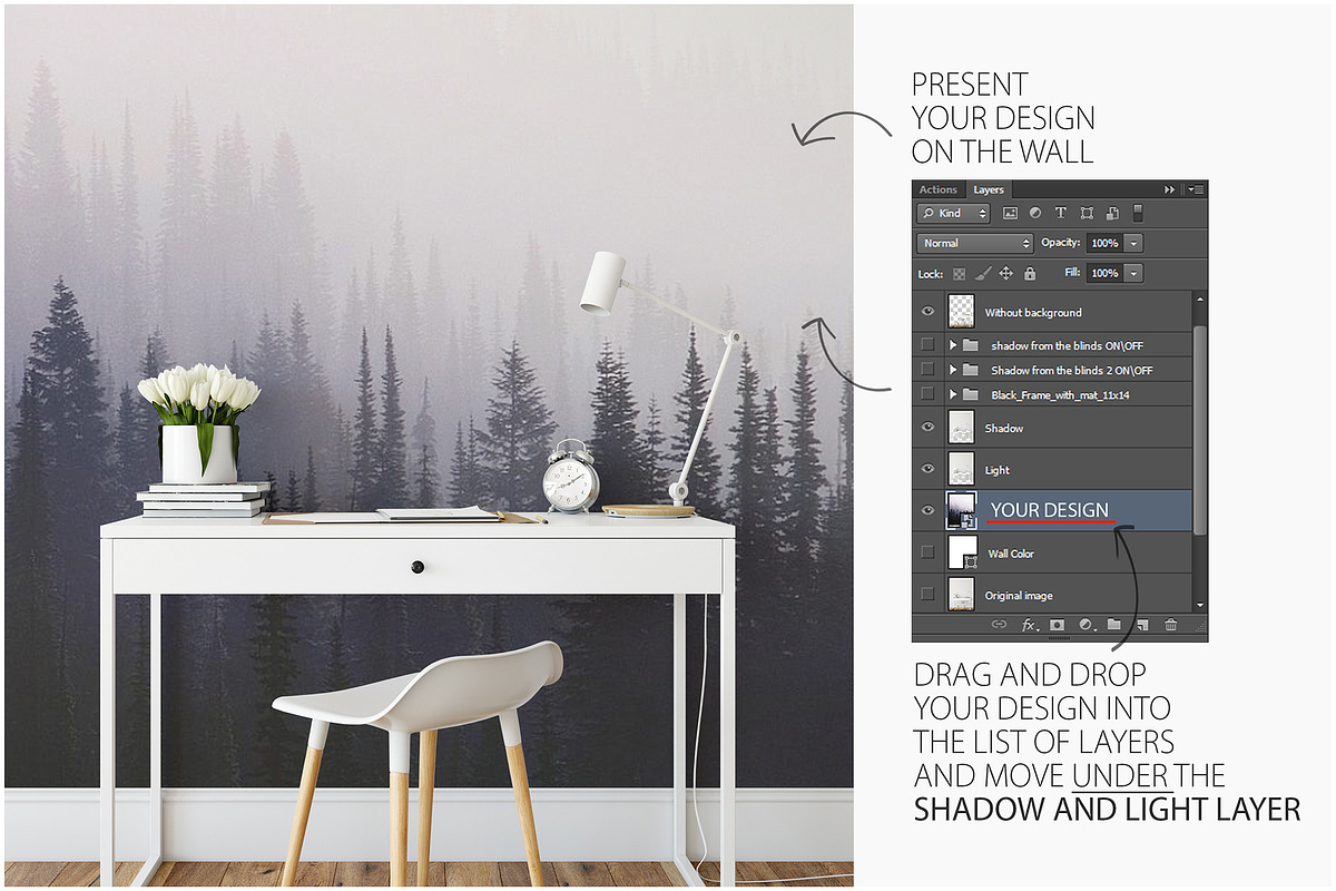 Frames & Walls Mockup Bundle - 5, a Print Template by Yuri-U (Photo 30 of 31)