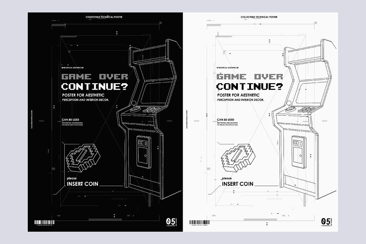 Abstract futuristic posters, a Technology Illustration by Andrew_Derr (Photo 5 of 6)