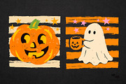 SPOOKY HALLOWEEN BRUSH STRIPES, an Object Graphic by Lazy Cat (Thumbnail 3 of 8)