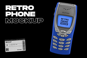 Retro Phone Mockup