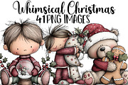 Whimsical Christmas Clipart Bundle, an Illustration by DreamArtGraphic (Thumbnail 1 of 4)