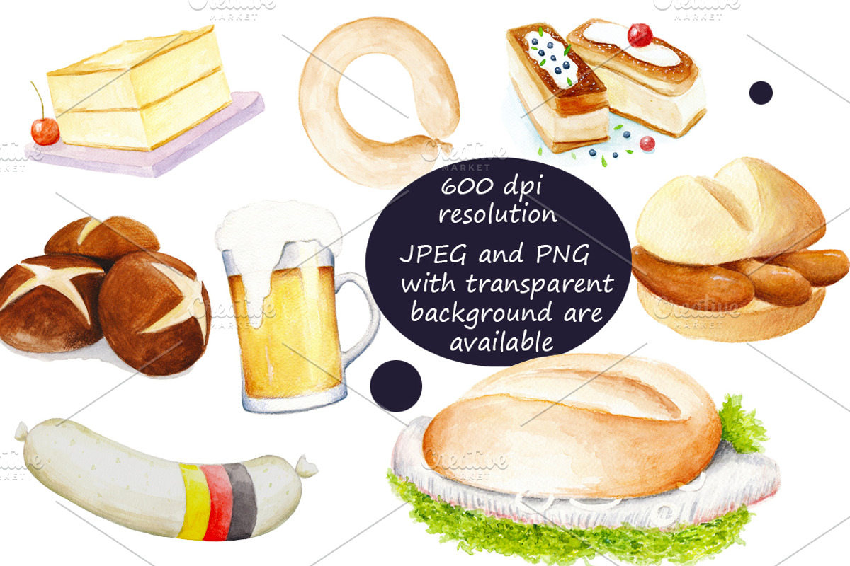 German traditional food, a Food Illustration by Nicolai-works (Photo 2 of 3)