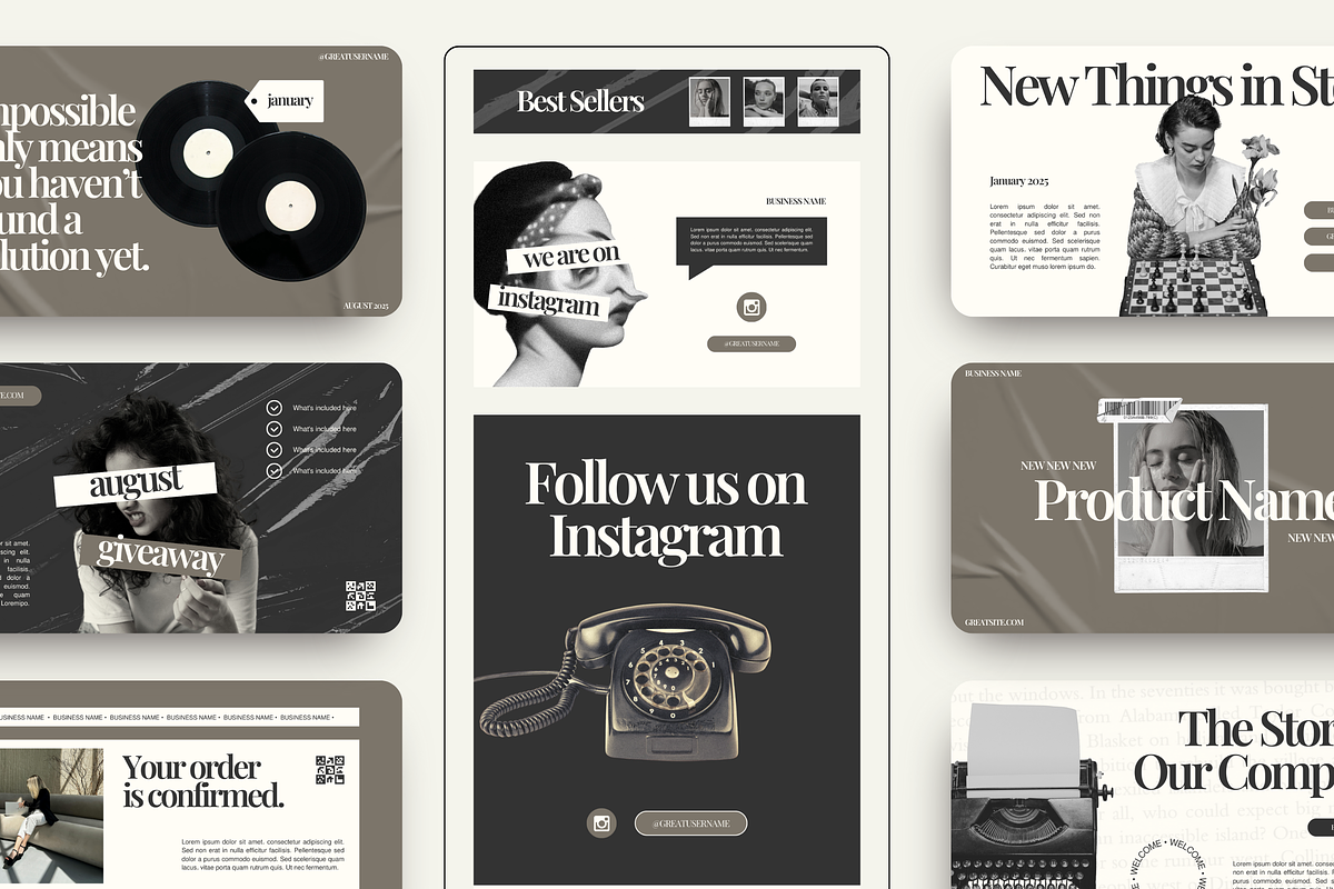 Email Marketing Newsletter Template, an Email Template by Branding Babe Co. (Photo 1 of 9)