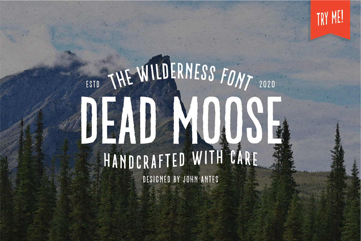 Dead Moose, a Handwritten Font by Dead Moose Studio (Photo 1 of 12)
