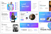 Socio - Social Media Google Slides, a Presentation Template by SlideFactory (Thumbnail 4 of 4)
