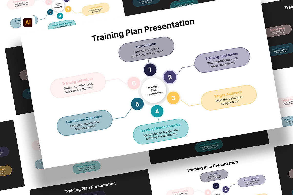 Plan Presentation for Illustrator, a Presentation Template by hekenostudio (Photo 1 of 4)